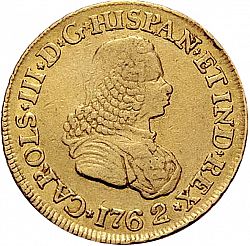 Large Obverse for 2 Escudos 1762 coin