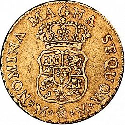 Large Reverse for 2 Escudos 1761 coin