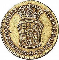 Large Reverse for 2 Escudos 1768 coin