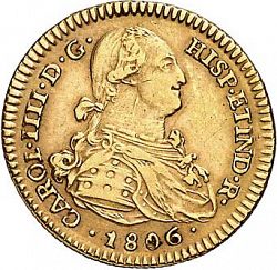 Large Obverse for 2 Escudos 1806 coin