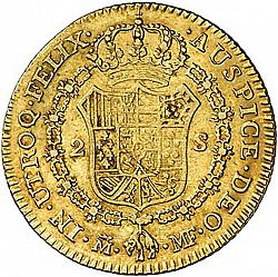 Large Reverse for 2 Escudos 1795 coin