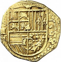 Large Obverse for 2 Escudos 1591 coin