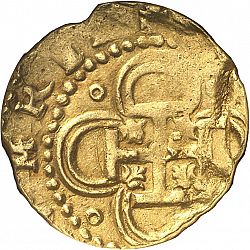 Large Obverse for 2 Escudos 1593 coin
