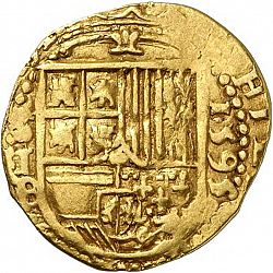 Large Obverse for 2 Escudos 1595 coin