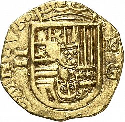 Large Obverse for 2 Escudos 1598 coin