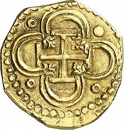 Large Reverse for 2 Escudos 1591 coin
