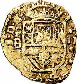Large Obverse for 2 Escudos 1645 coin