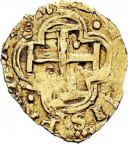 Large Reverse for 2 Escudos 1645 coin