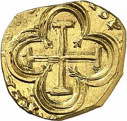 Large Reverse for 2 Escudos 1653 coin