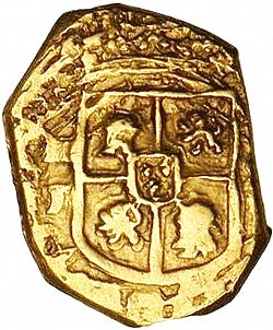 Large Obverse for 2 Escudos 1711 coin