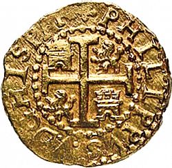 Large Reverse for 2 Escudos 1704 coin