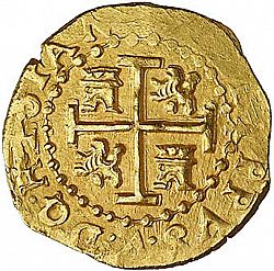Large Reverse for 2 Escudos 1709 coin