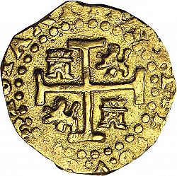 Large Reverse for 2 Escudos 1712 coin
