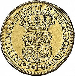 Large Reverse for 2 Escudos 1732 coin