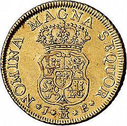 Large Reverse for 2 Escudos 1749 coin