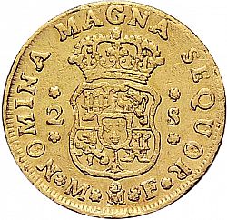 Large Reverse for 2 Escudos 1749 coin