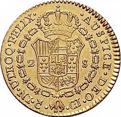 Large Reverse for 2 Escudos 1813 coin
