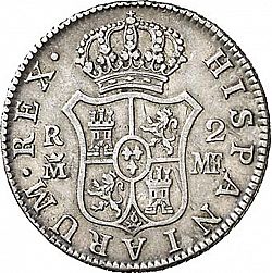 Large Reverse for 2 Reales 1797 coin