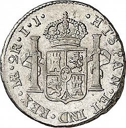 Large Reverse for 2 Reales 1799 coin