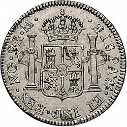 Large Reverse for 2 Reales 1802 coin