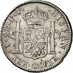 Large Reverse for 2 Reales 1818 coin