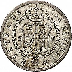 Large Reverse for 2 Reales 1841 coin