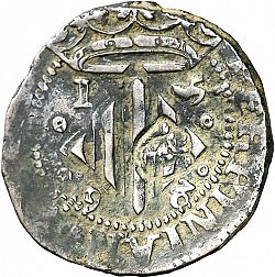 Large Obverse for 2 sous 1598 coin
