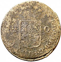 Large Obverse for 2 Quartos 1834 coin