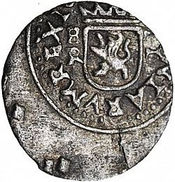 Large Reverse for 2 Maravedies 1664 coin