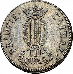 Large Reverse for 3 Cuartos 1811 coin