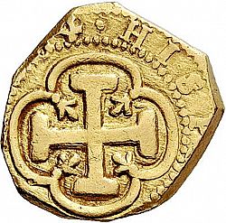 Large Reverse for 4 Escudos 1684 coin