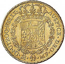 Large Reverse for 4 Escudos 1767 coin