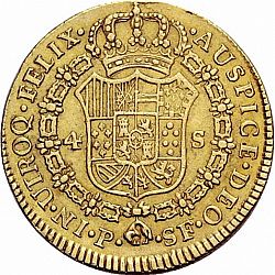 Large Reverse for 4 Escudos 1779 coin