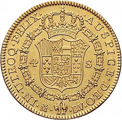 Large Reverse for 4 Escudos 1786 coin