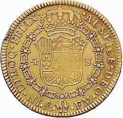 Large Reverse for 4 Escudos 1796 coin