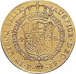 Large Reverse for 4 Escudos 1797 coin
