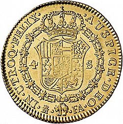 Large Reverse for 4 Escudos 1803 coin