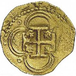 Large Reverse for 4 Escudos 1597 coin