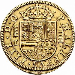 Large Obverse for 4 Escudos 1651 coin