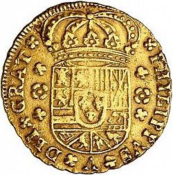 Large Obverse for 4 Escudos 1702 coin