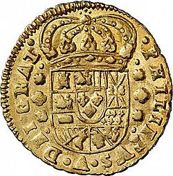 Large Obverse for 4 Escudos 1717 coin