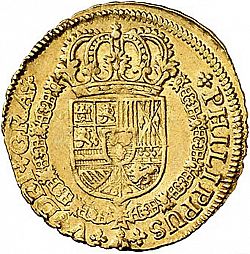 Large Obverse for 4 Escudos 1721 coin