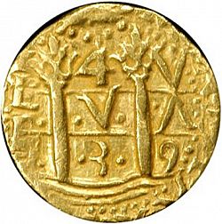 Large Obverse for 4 Escudos 1739 coin