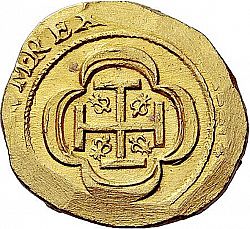 Large Reverse for 4 Escudos 1714 coin