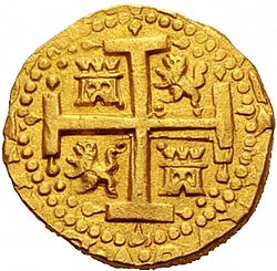 Large Reverse for 4 Escudos 1716 coin