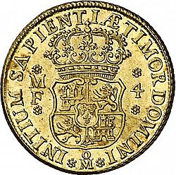 Large Reverse for 4 Escudos 1743 coin