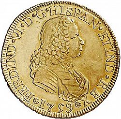 Large Obverse for 4 Escudos 1759 coin