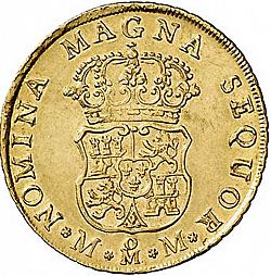 Large Reverse for 4 Escudos 1756 coin