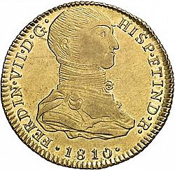 Large Obverse for 4 Escudos 1810 coin