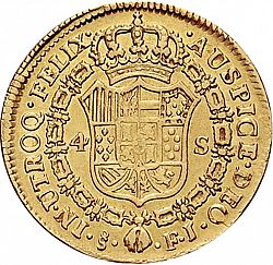 Large Reverse for 4 Escudos 1811 coin